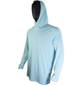 Personalizado bajo MOQ sublimación Impresión de secado rápido poliéster rendimiento pesca Sudadera con capucha UPF 50 camisa de pesca con capucha - Product Image 2