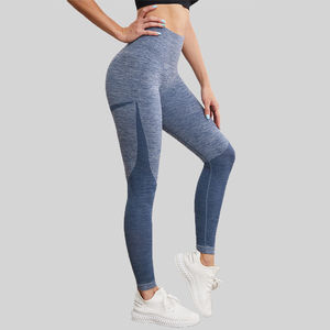 Femmes élastique séchage rapide respirant coton/bambou sans couture taille moyenne Streetwear Yoga Leggings lettre décoration - Product Image 6