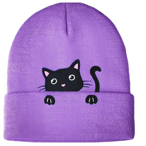 100% Cotton Knit Beanie Hat High Quality Casual Plain <b>Winter</b> <b>Cap</b> Custom Multi-Color Options Letter Headwear Character Label - Product Image 1