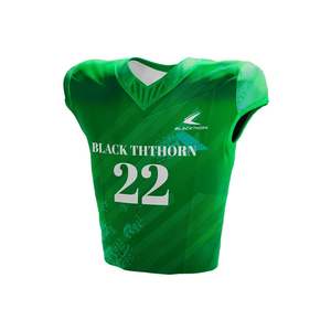 เสื้อเจอร์ซีย์ฟุตบอลเสื้อทีมอเมริกันออกแบบหมายเลขชื่อทีมมีหมายเลขทีมและชื่อชุดอเมริกันฟุตบอล - Product Image 3