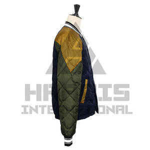 Nueva chaqueta universitaria acolchada de diseño personalizado Nueva ropa informal personalizada Chaquetas de hombre Chaqueta universitaria acolchada - Product Image 4