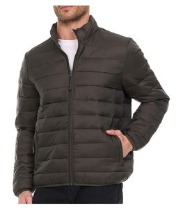 Chaquetas para Hombre, Chaqueta Acolchada Negra Personalizada al por Mayor, Chaqueta Acolchada Ligera para Hombre con Logotipo Personalizado - Product Image 5