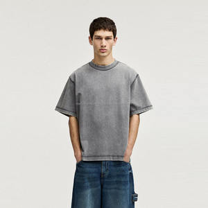 เสื้อยืดป้องกันการพองคอกลมของผู้ชายเสื้อยืดผ้าฝ้ายแขนปกติเสื้อยืดโอเวอร์ไซส์แบบกำหนดเองสำหรับผู้ชายมีบริการเก็บตัวอย่าง - Product Image 3