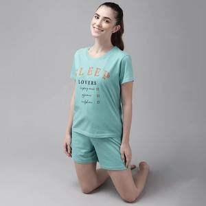 Ropa informal de 2 piezas de algodón de alta calidad personalizada Unisex, conjuntos cortos de verano, camiseta, pantalones cortos de chándal de talla grande, patrón sólido de bienvenida - Product Image 2