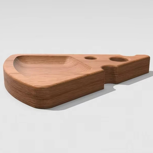 Oferta barata, jabonera de bambú de madera reutilizable de alta calidad, bandeja de jabón, caja de soporte de jabón para Baño - Product Image 1