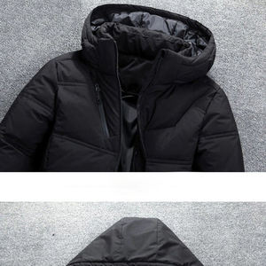 Nouvelle veste à capuche élégante pour hommes personnalisé respirant imperméable surdimensionné hiver haute rue Style avant Logo - Product Image 5