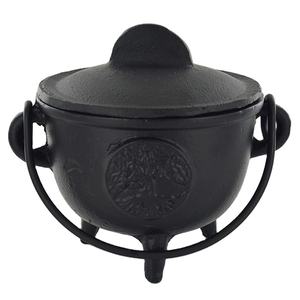 Quemador de Carbón, Hierro con Acabado Negro, Porta Incienso de Metal - Product Image 1