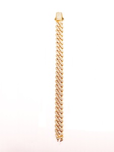Pulsera de diamantes brillantes para damas Joyería hecha a mano Ideal para bodas Aniversario Cumpleaños y propósitos de regalo - Product Image 3