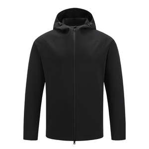 Veste d'hiver pour homme à capuche avec logo frontal, imperméable, à fermeture éclair longue, décontractée, DAN804 OEM ODM - Product Image 6