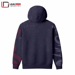 เสื้อฮู้ดสวมหัวผ้าคอตตอนโพลีเอสเตอร์ฤดูหนาวผ้าหนา260ก. เป็นมิตรต่อสิ่งแวดล้อมสำหรับผู้ชาย2025 - Product Image 4