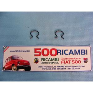 FIAT 500 F L R Attache et clip automatiques COPPIA MOLLETTA FERMO FISSAGGIO MANIGLIA ALZAVETRO - Product Image 1