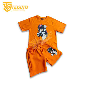 Ensembles de costumes d'été pour hommes de haute qualité T-shirt et short écologiques avec couleurs et tailles personnalisées Service OEM - Product Image 3