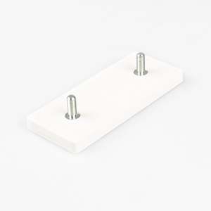 Sistema magnetico gommato 110x45x8,5mm con perno filettato - Product Image 1