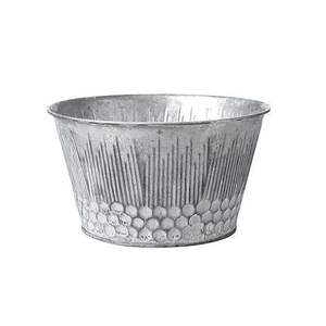 Jardinière galvanisée de qualité supérieure Jardinières en métal modernes Fournitures de jardin Jardinière en fer Grande jardinière décorative en lot de 3 - Product Image 5