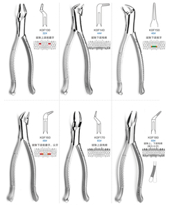 Pinces d'extraction dentaires pour adultes de haute qualité en acier inoxydable 10 pièces ensemble complet/ensemble complet de pinces dentaires pour adultes - Product Image 3