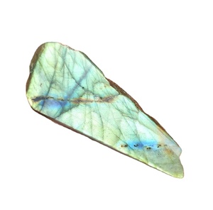 Pierre précieuse de labradorite naturelle en vrac beau spécimen flashy bleu forme inégale pierre brute polie en gros pour les jardins - Product Image 1