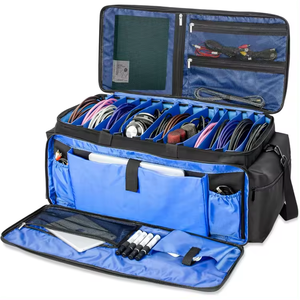 Bolsa de zapatos de poliéster ligera personalizada con cierre de cremallera Divisores desmontables Diseño moderno-Unisex Alta calidad Gran capacidad - Product Image 4