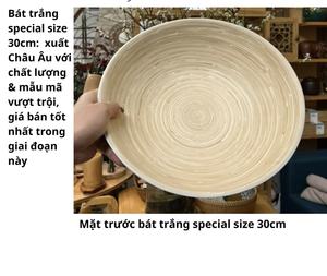 ชามสลัดไม้ไผ่ทำด้วยมือจากเวียดนาม - Product Image 3