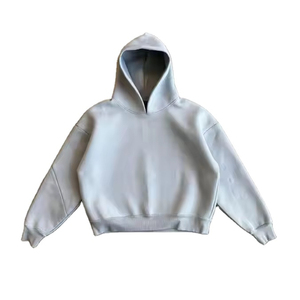 OEM Service <b>Men's</b> Unisex Loose Plain Solid Blank Cotton Polyester Hoodie Dongguan Printed Fleece - Product Image 6