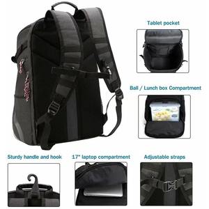 Sac à dos de sport unisexe de grande capacité personnalisé avec fermeture à glissière en polyester imperméable pour le basket-ball Football Volleyball Autres sports - Product Image 4