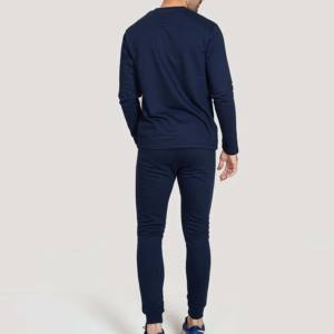 Dibujo Elástico Sport Wear Poliéster Tech Fleece Chándal Sudadera con capucha Jogger Dos piezas Jogging Chándal Conjunto Hombres Sweatsuit - Product Image 3