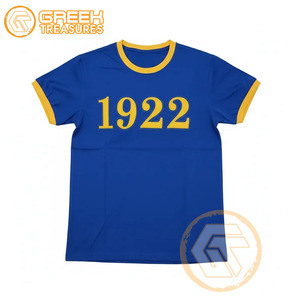 T-shirt personnalisé pour femmes de la sororité Sigma Gamma Rho, 100% coton jersey, respirant, anti-froissement, écologique, de haute qualité - Product Image 1