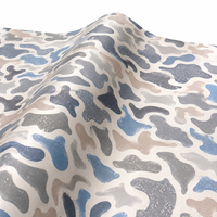 Feuilles de similicuir personnalisables à motif camouflage, imprimables au laser, en PU synthétique pour couvertures de carnets, porte-clés et projets DIY