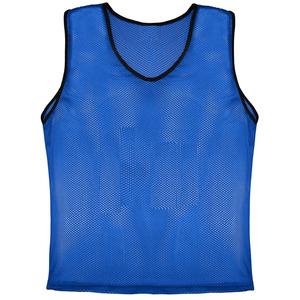 Gilet d'entraînement en maille de sport réversible tout noir Bavoirs de basket-ball et de football unisexes personnalisés Fourniture OEM pour vêtements de football - Product Image 5