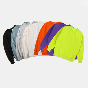 Beautiful Oversized Crewneck Sweatshirt Spring Autumn Pullover with Embroidered Cartoon Print New <b>Fleece</b> Made Polyester/Cotton - Product Image 5