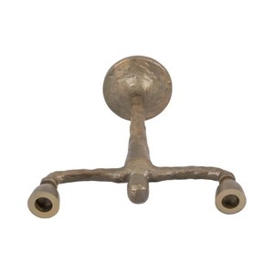 Abstract <b>Bronze</b> Human Form Candelabra 2-<b>Candle</b> <b>Holder</b> Modern Metal Table Decor - Product Image 6