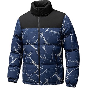 Warm Thick High Quality Unisex Winter Puffer Jacket Hooded <b>Canvas</b> 100% Nylon Waterproof Wholesale - Product Image 3