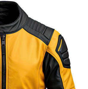 Haute qualités nouvelle mode hommes noir agneau veste en cuir/hommes vestes en cuir vestes en cuir pour hommes style confortable 2024 - Product Image 4