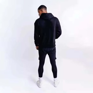 Vente en gros de sweats à capuche pour hommes de couleur unie, sweats à capuche décontractés, personnalisez votre propre logo - Product Image 4
