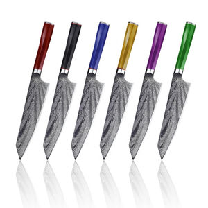 Custom Professional Chef Kitchen <b>Knife</b> VG10 Damascus Steel Gyuto 73-Layer Ambidextrous Brushed Finish Dishwasher <b>Safe</b> Customized - Product Image 2