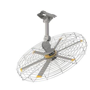 NOUVEAU Ventilateur pivotant directionnel avec support en I - Contrôleurs de vitesse du ventilateur - Débit d'air ciblé - Ailettes en aluminium - Usage industriel - Prêt à être expédié - Product Image 3