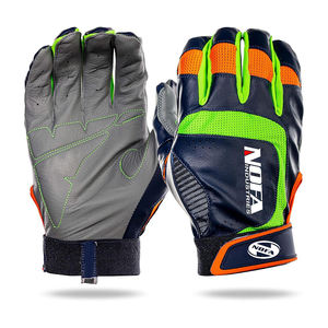 Gants de frappeur en cuir personnalisés de qualité supérieure Gant de softball tailles jeunes et adultes avec logos personnalisés Gants OEM de conception haut de gamme - Product Image 1