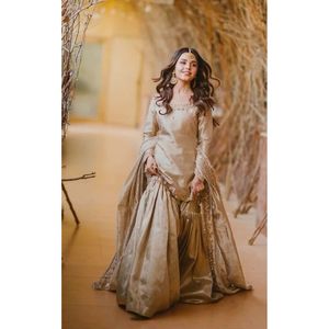nikkah wear dresses White Nikkah Dress – Asma and Shumaila main image 1