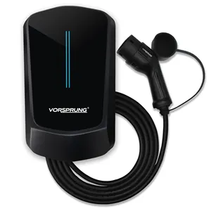Vorsprung Smart Wall Box 32A 7.4kW 5M PEN Protection Schedule Monitor Charging Smart EV Wall Charger Type 2
