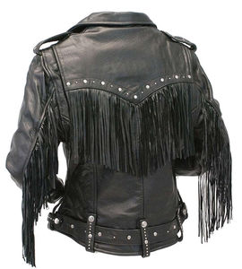 High Quality Brown <b>Suede</b> Fringe <b>Jacket</b> <b>Mens</b> Genuine Sheepskin Leather Western Fashion Biker Coat Winter Wind Resistant - Product Image 3