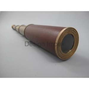 Modèle de télescope nautique de Style Vintage Souvenir promotionnel nouveauté cadeau télescope Antique poignée en bois prix raisonnable - Product Image 4