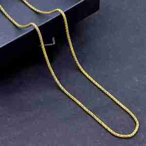 Cadena de Eslabones de Latón Chapado en Oro de 14K, 18K, 24K para Mujer, Diseño de Moda, Venta al por Mayor - Product Image 2