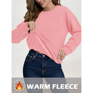 Sweatshirts à capuche avec impression 3D de Offre Spéciale logo personnalisé Sweatshirts à capuche pour femmes Sweatshirts à capuche et sweatshirts en coton à épaules tombantes - Product Image 3