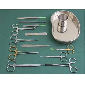 ชุดเครื่องมือผ่าตัดหู คอ จมูก ระดับ Class II คีมสแตนเลสแบบใช้มือ คีมหนีบ คีมตัด - Product Image 5