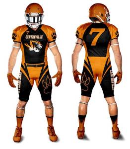 Uniforme de football américain de belle conception Top respirant de haute qualité Tendance avec manches courtes Prix de gros pour adultes - Product Image 3