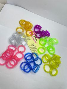 Tijera de pelo profesional sostenible de alta calidad, insertos de anillos de dedo para peluqueros, tijeras de peluquero hechas de silicona suave - Product Image 4