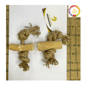 Palo de hueso para masticar de madera de café duradero, juguete de madera para perros de alta calidad, palo de masticar Natural respetuoso con el medio ambiente para Limpieza de dientes a granel - Product Image 1