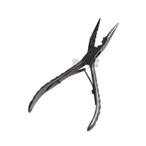 Pinza Profesional Duradera y Reutilizable de Acero Inoxidable para Extensiones de Cabello, 5.5 Pulgadas, 2 Orificios, 5mm 4mm, Herramienta para Micro Anillos de Queratina - Product Image 6