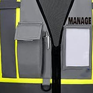 Chaleco Táctico Reflectante de Seguridad, Alta Visibilidad, para Ejercicio al Aire Libre, Multifuncional, con Bolsillos, Subido por Dress Sports - Product Image 2