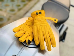 Gants de moto avec logo personnalisé anti-impact pour hommes Gants tactiques en cuir de haute qualité pour le motocross en plein air - Product Image 5