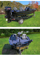 H460L Bateau de basse entièrement en aluminium compatible avec le bateau en aluminium Kimple